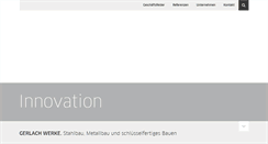 Desktop Screenshot of gerlach-werke.de